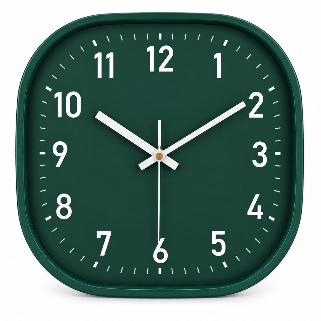 Horloge Murale Moderne Plastique | Verde
