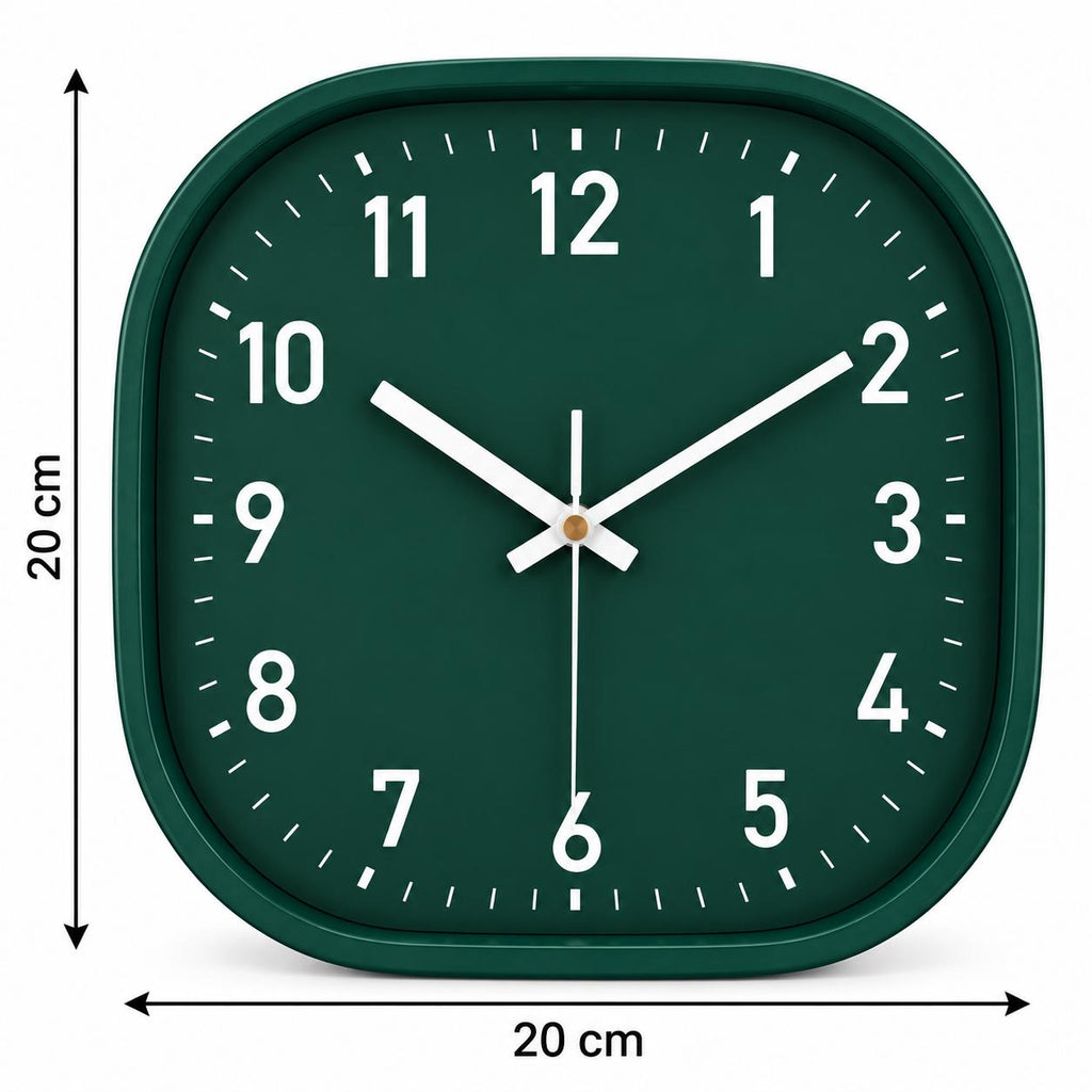 Horloge Murale Moderne Plastique | Verde