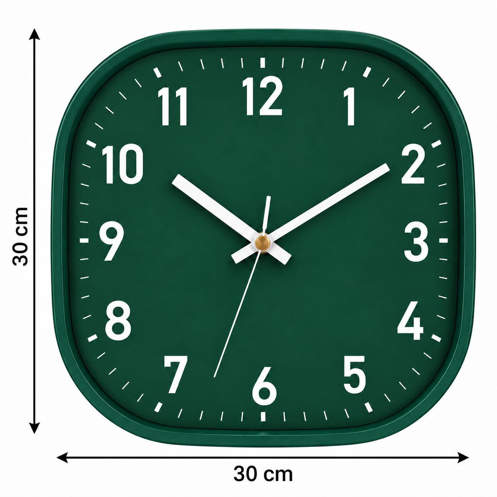Horloge Murale Moderne Plastique | Verde