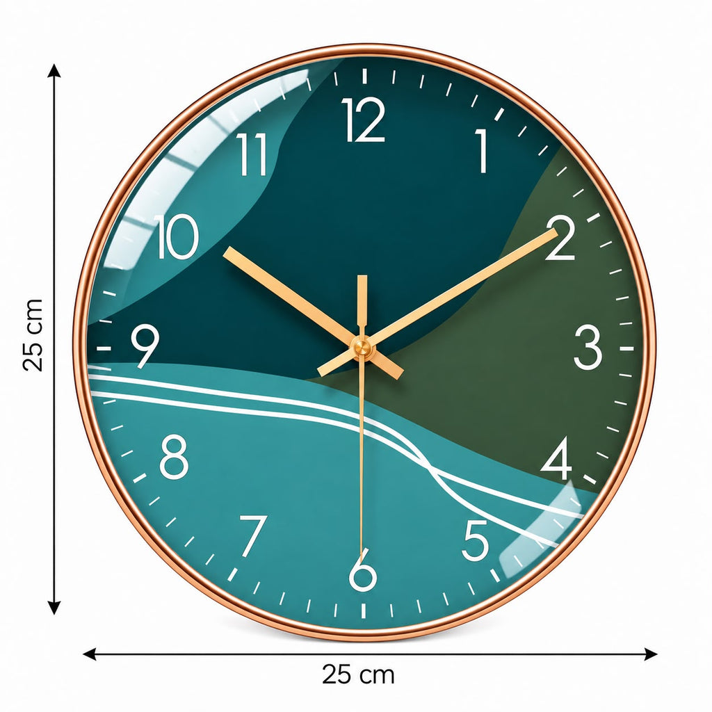 Horloge Murale Moderne Plastique Acrylique | Aqua