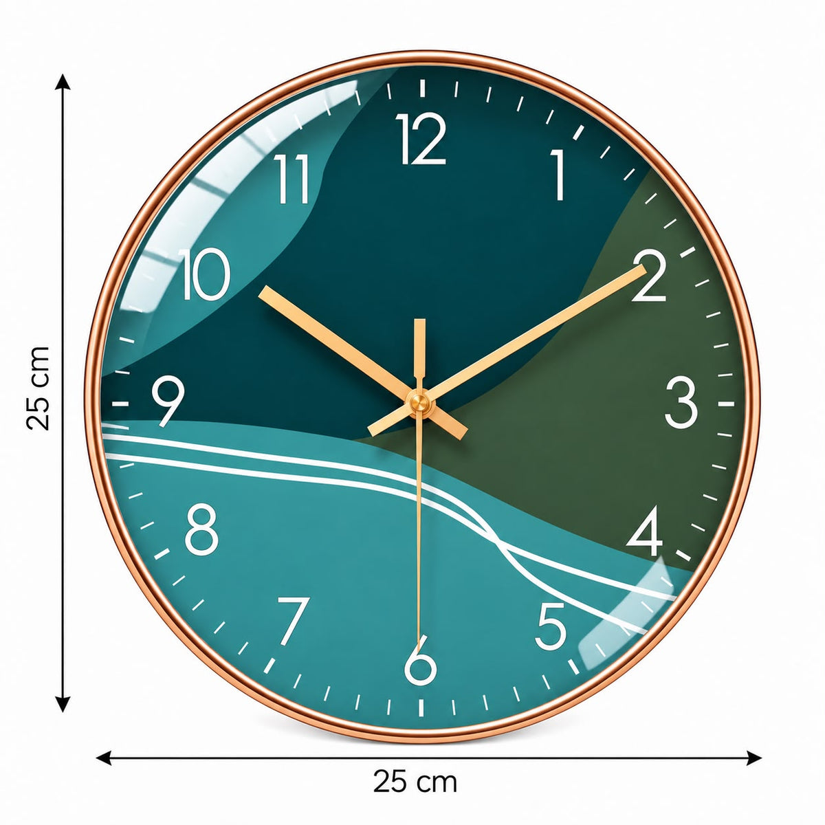 Horloge Murale Moderne Plastique Acrylique | Aqua