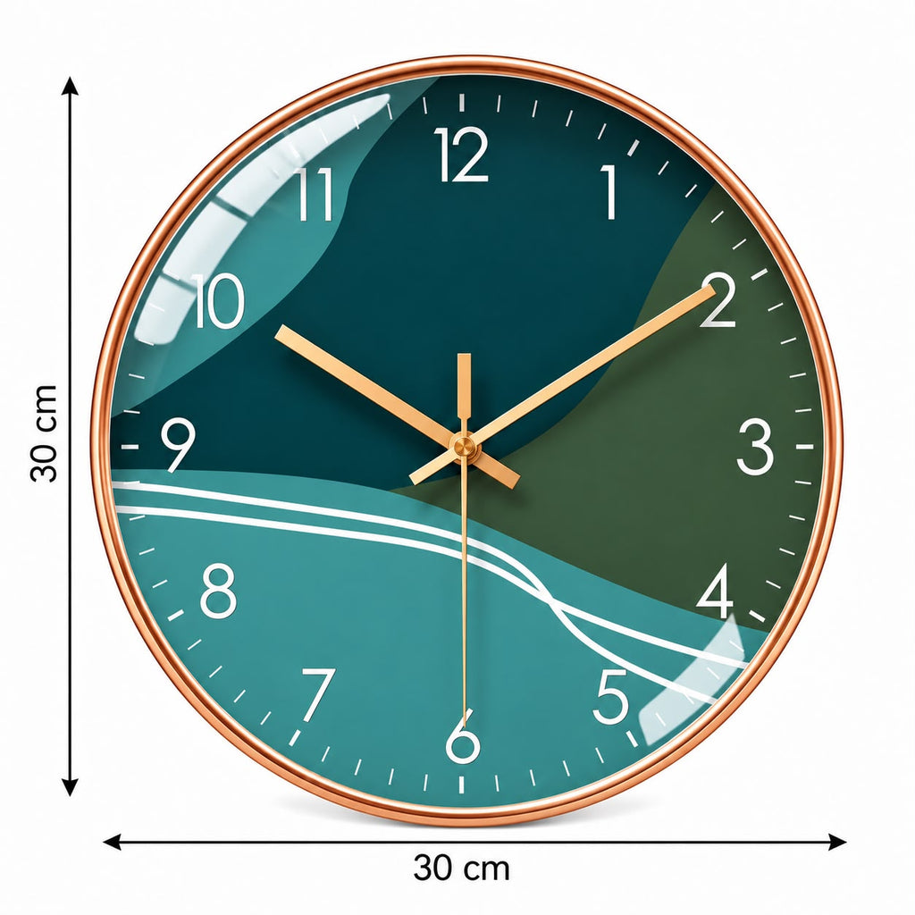 Horloge Murale Moderne Plastique Acrylique | Aqua