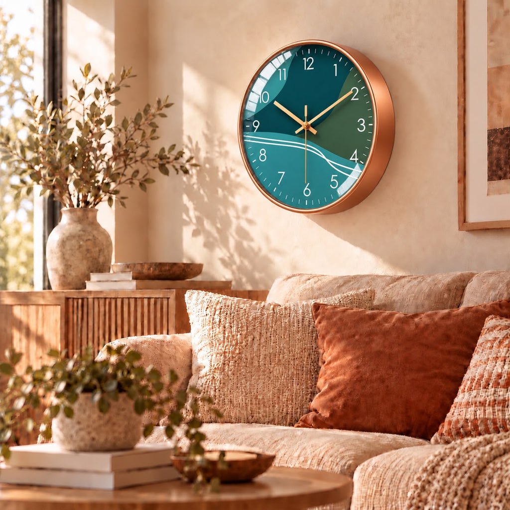 Horloge Murale Moderne Plastique Acrylique | Aqua