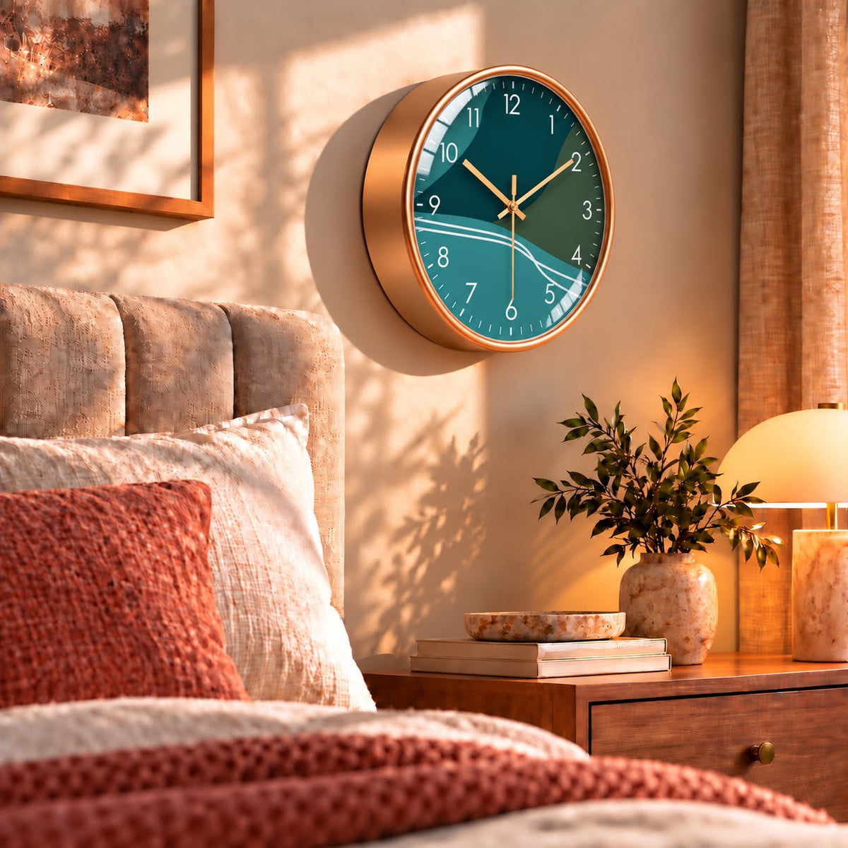 Horloge Murale Moderne Plastique Acrylique | Aqua