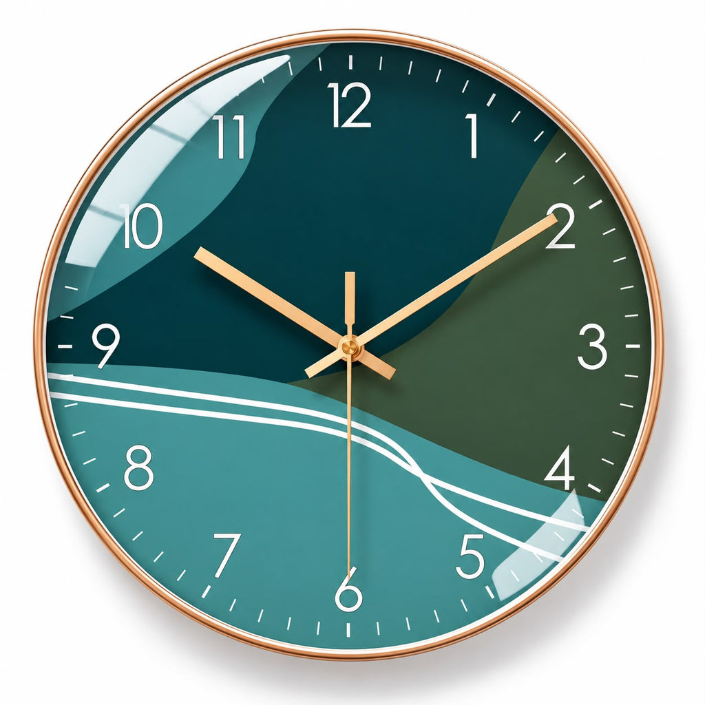 Horloge Murale Moderne Plastique Acrylique | Aqua