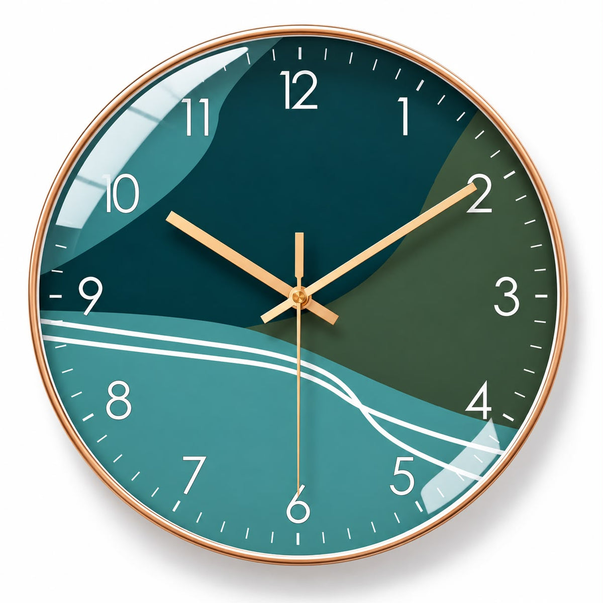 Horloge Murale Moderne Plastique Acrylique | Aqua