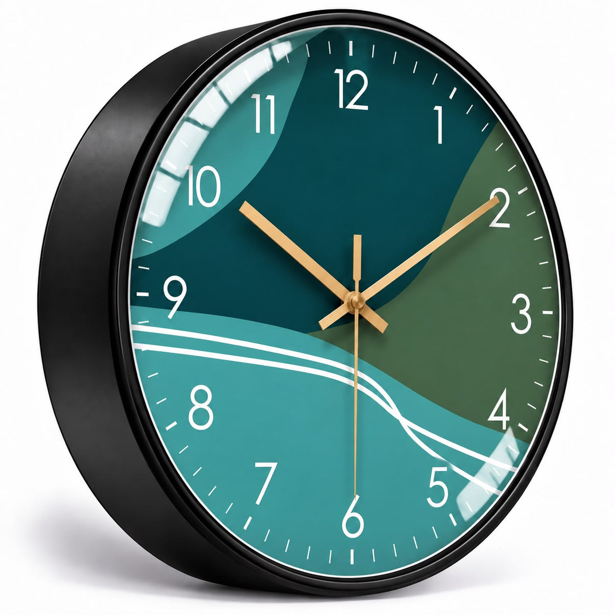 Horloge Murale Moderne Plastique Acrylique | Aqua