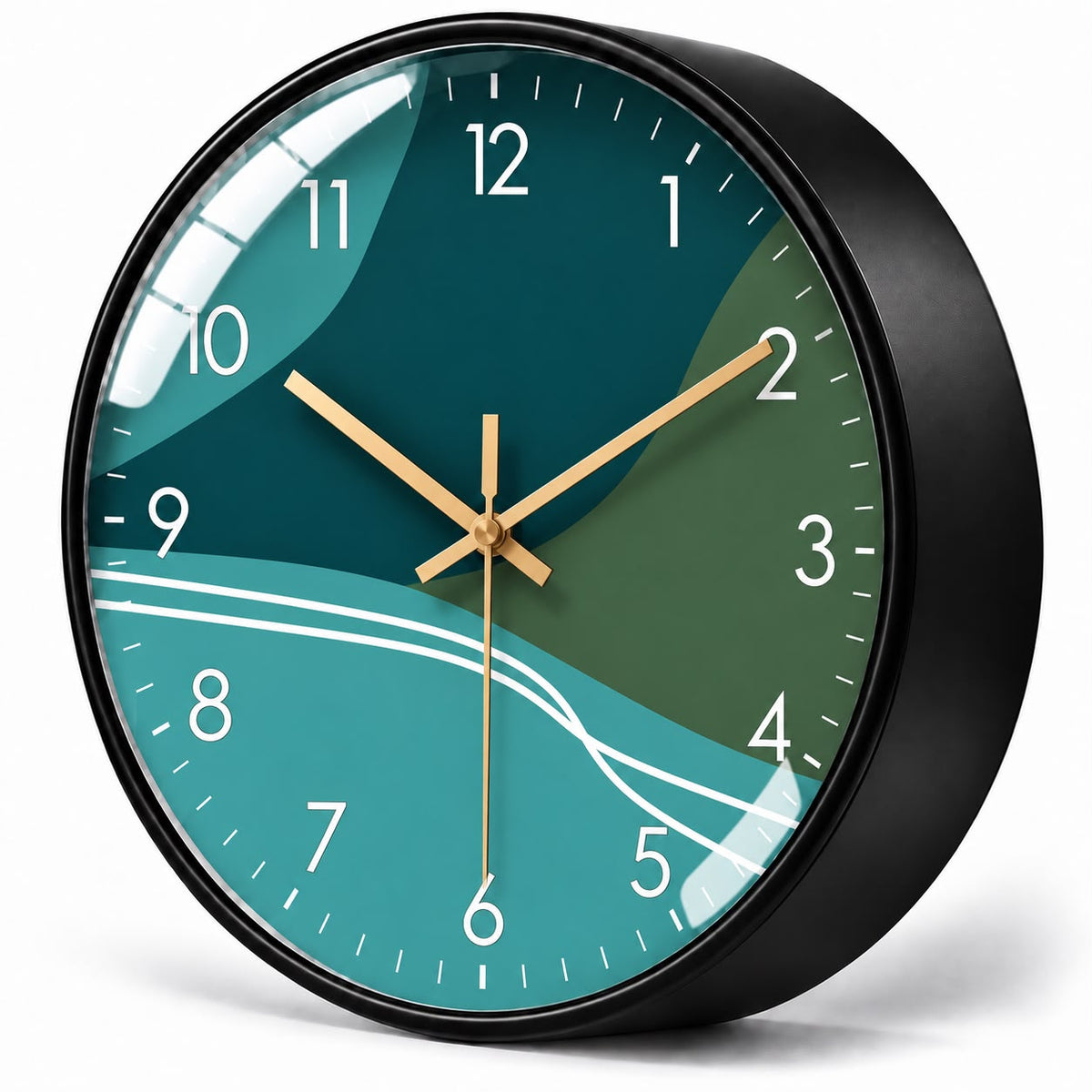 Horloge Murale Moderne Plastique Acrylique | Aqua