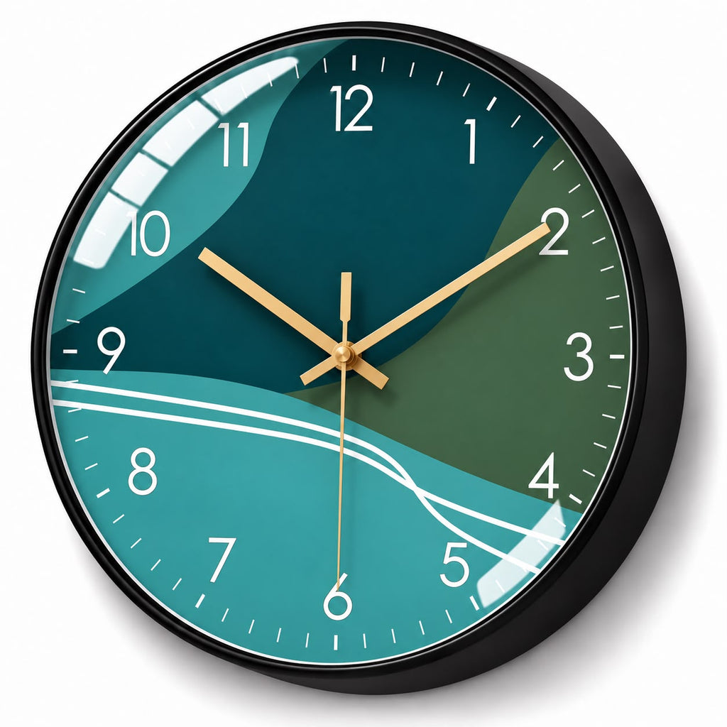 Horloge Murale Moderne Plastique Acrylique | Aqua