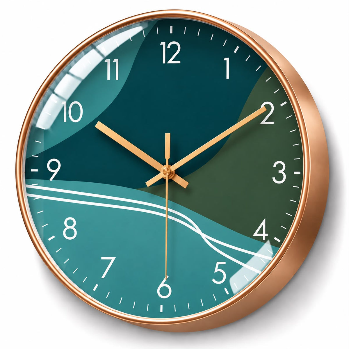 Horloge Murale Moderne Plastique Acrylique | Aqua