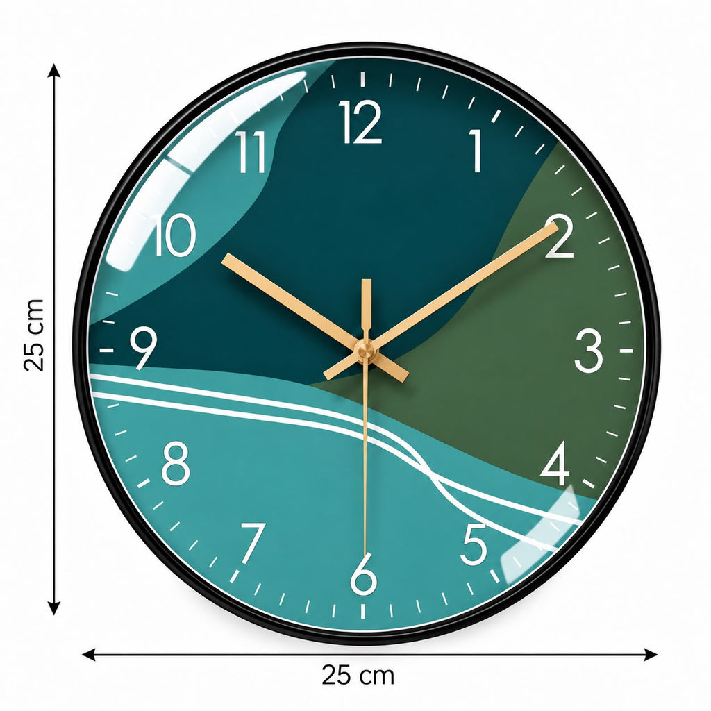 Horloge Murale Moderne Plastique Acrylique | Aqua