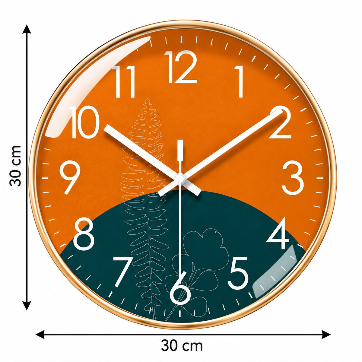 Horloge Murale Moderne Plastique Acrylique | Bloom