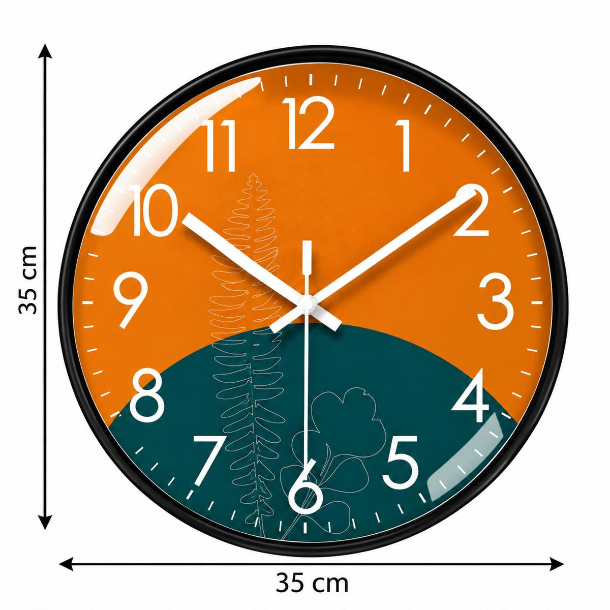 Horloge Murale Moderne Plastique Acrylique | Bloom
