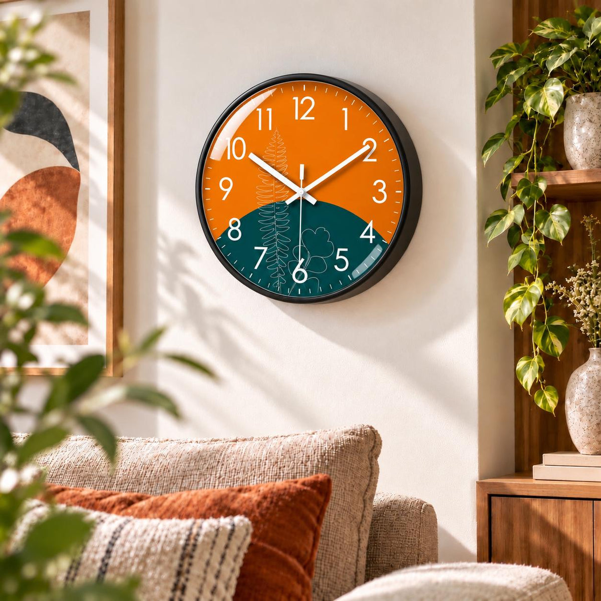 Horloge Murale Moderne Plastique Acrylique | Bloom
