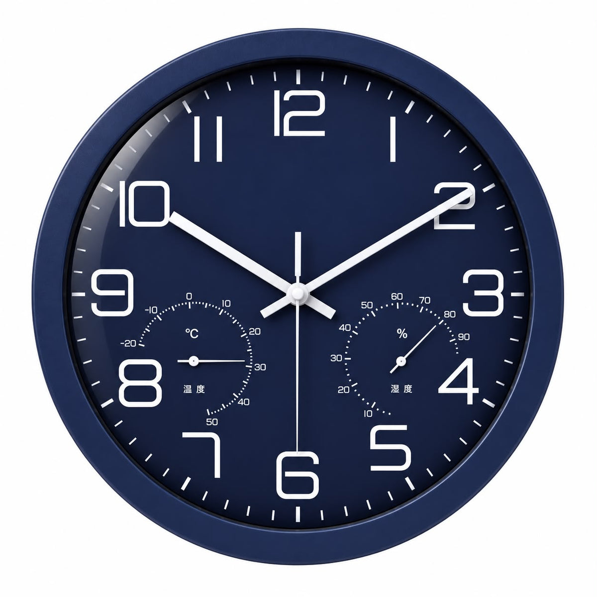 Horloge Murale Moderne Plastique Acrylique | Blue Chrono