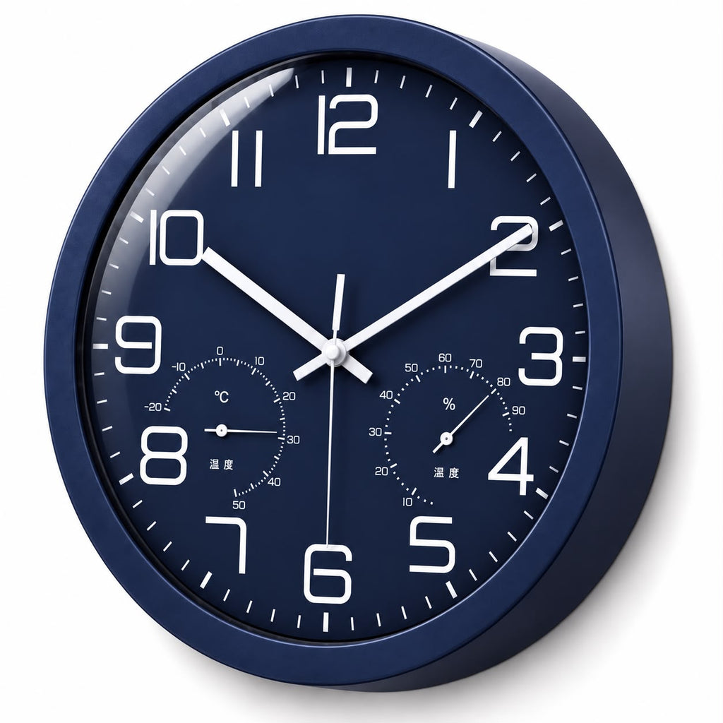 Horloge Murale Moderne Plastique Acrylique | Blue Chrono