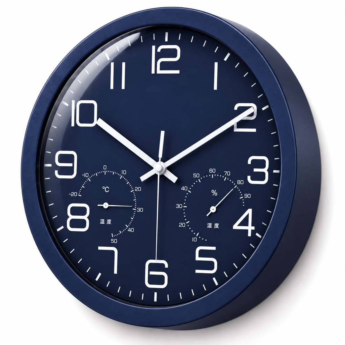 Horloge Murale Moderne Plastique Acrylique | Blue Chrono