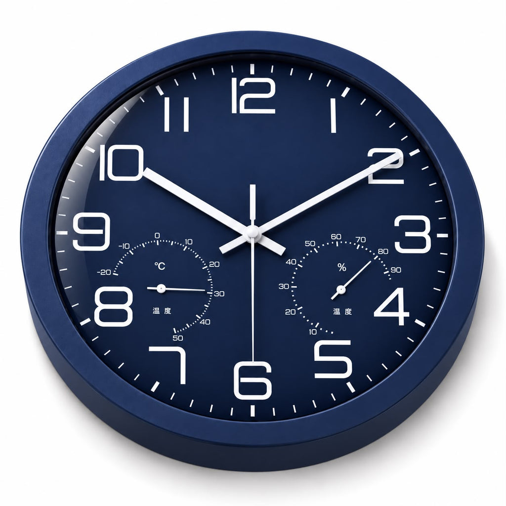 Horloge Murale Moderne Plastique Acrylique | Blue Chrono