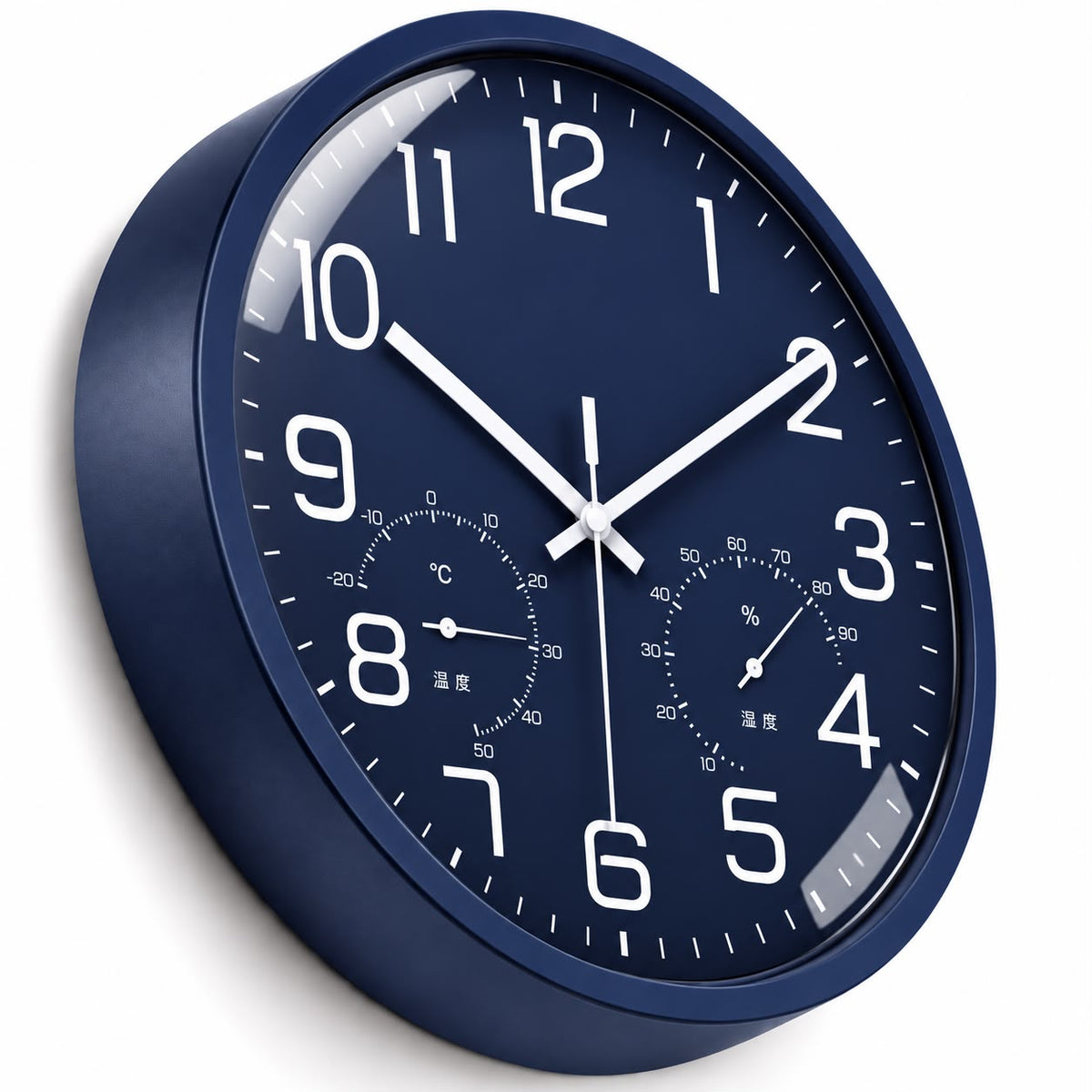Horloge Murale Moderne Plastique Acrylique | Blue Chrono