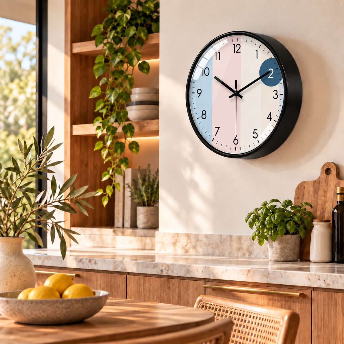 Horloge Murale Moderne Plastique Acrylique | Céleste