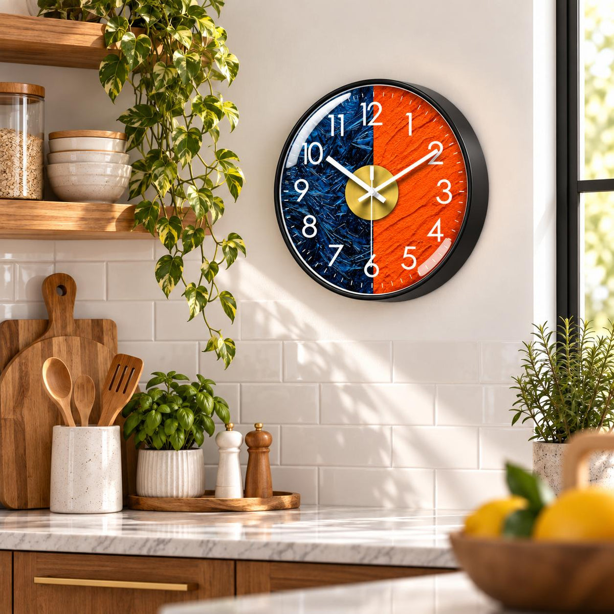 Horloge Murale Moderne Plastique Acrylique | Dualis