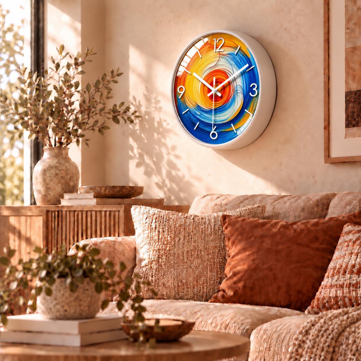 Horloge Murale Moderne Plastique Acrylique | Fusion