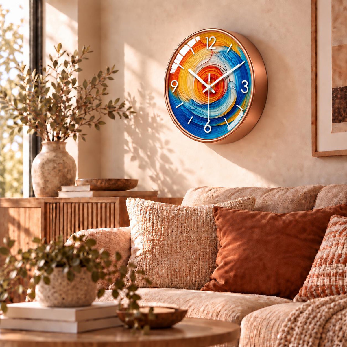 Horloge Murale Moderne Plastique Acrylique | Fusion