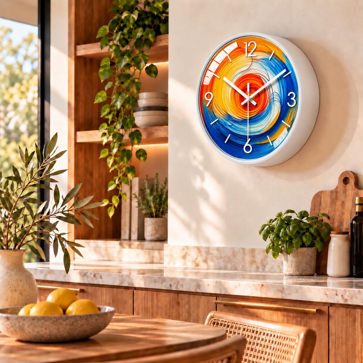 Horloge Murale Moderne Plastique Acrylique | Fusion