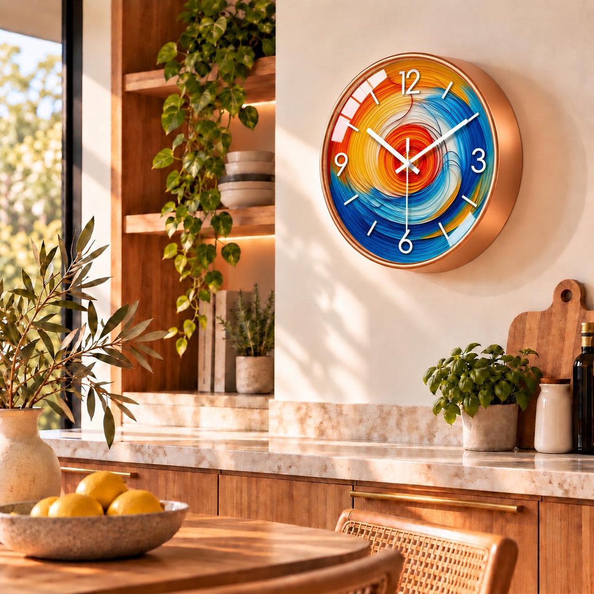 Horloge Murale Moderne Plastique Acrylique | Fusion