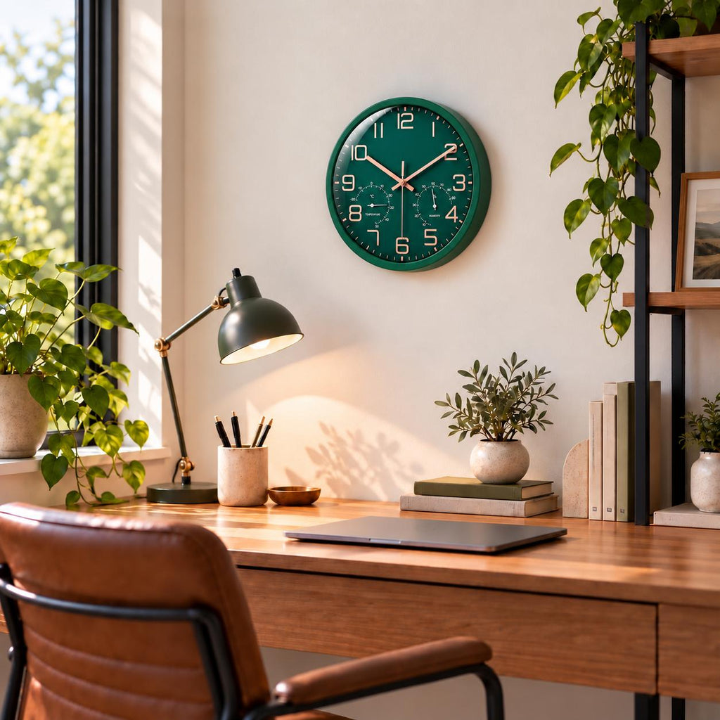 Horloge Murale Moderne Plastique Acrylique | Green Chrono