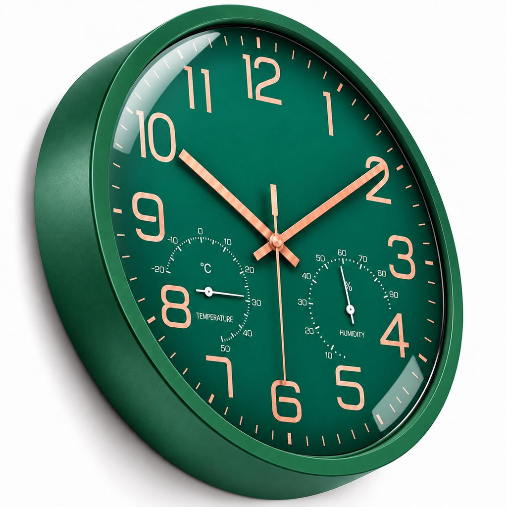 Horloge Murale Moderne Plastique Acrylique | Green Chrono