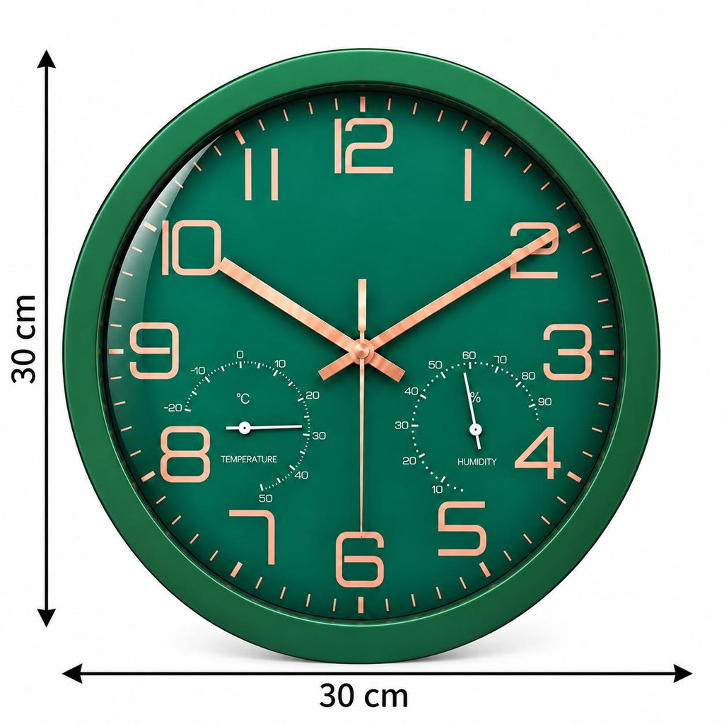 Horloge Murale Moderne Plastique Acrylique | Green Chrono