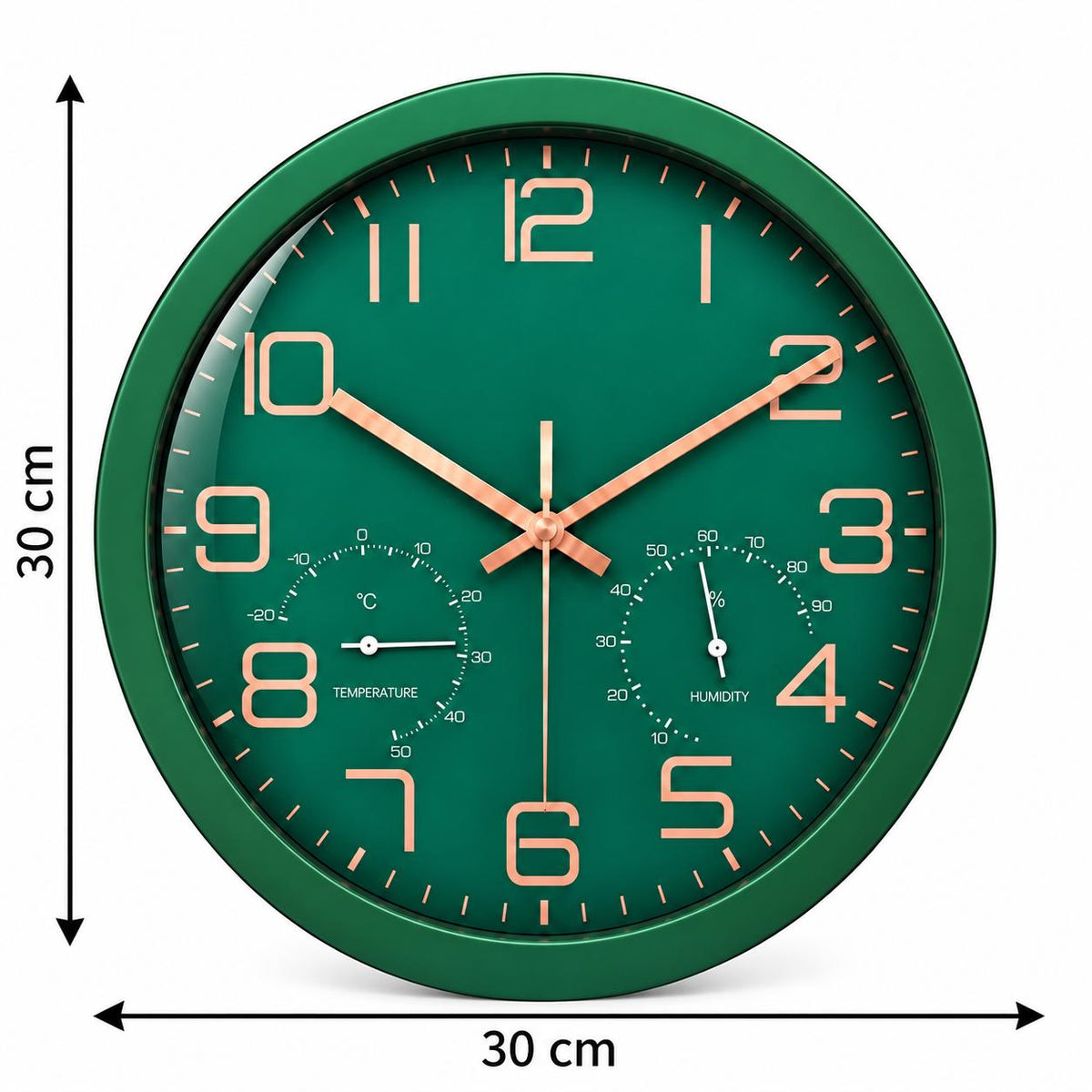 Horloge Murale Moderne Plastique Acrylique | Green Chrono