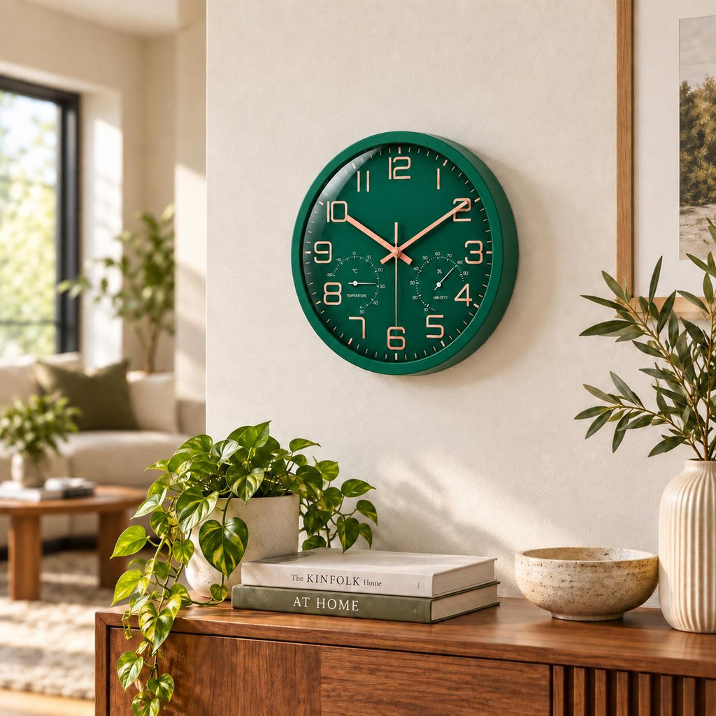 Horloge Murale Moderne Plastique Acrylique | Green Chrono