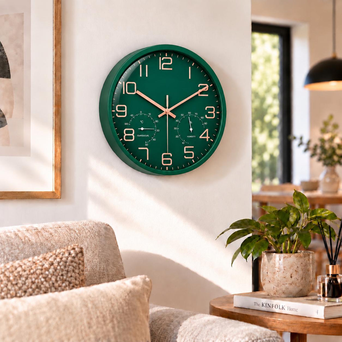 Horloge Murale Moderne Plastique Acrylique | Green Chrono
