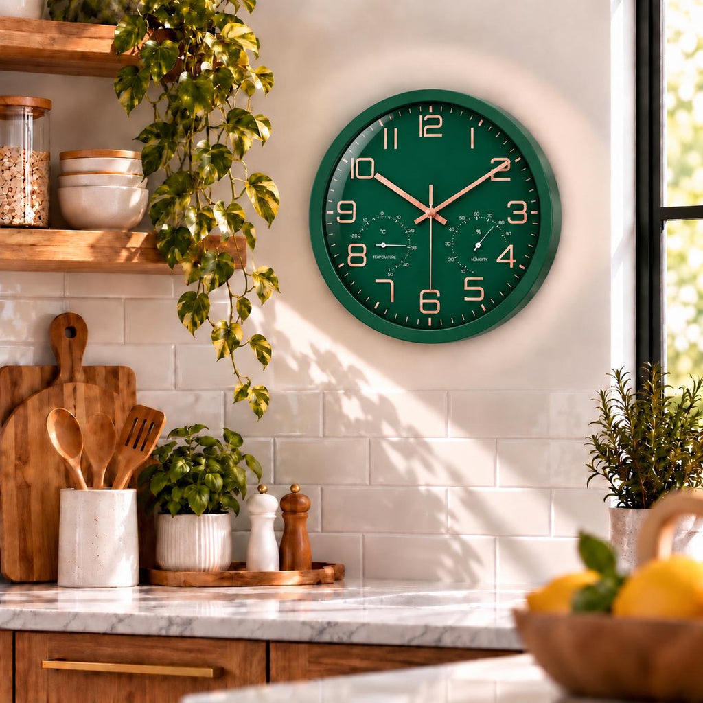 Horloge Murale Moderne Plastique Acrylique | Green Chrono