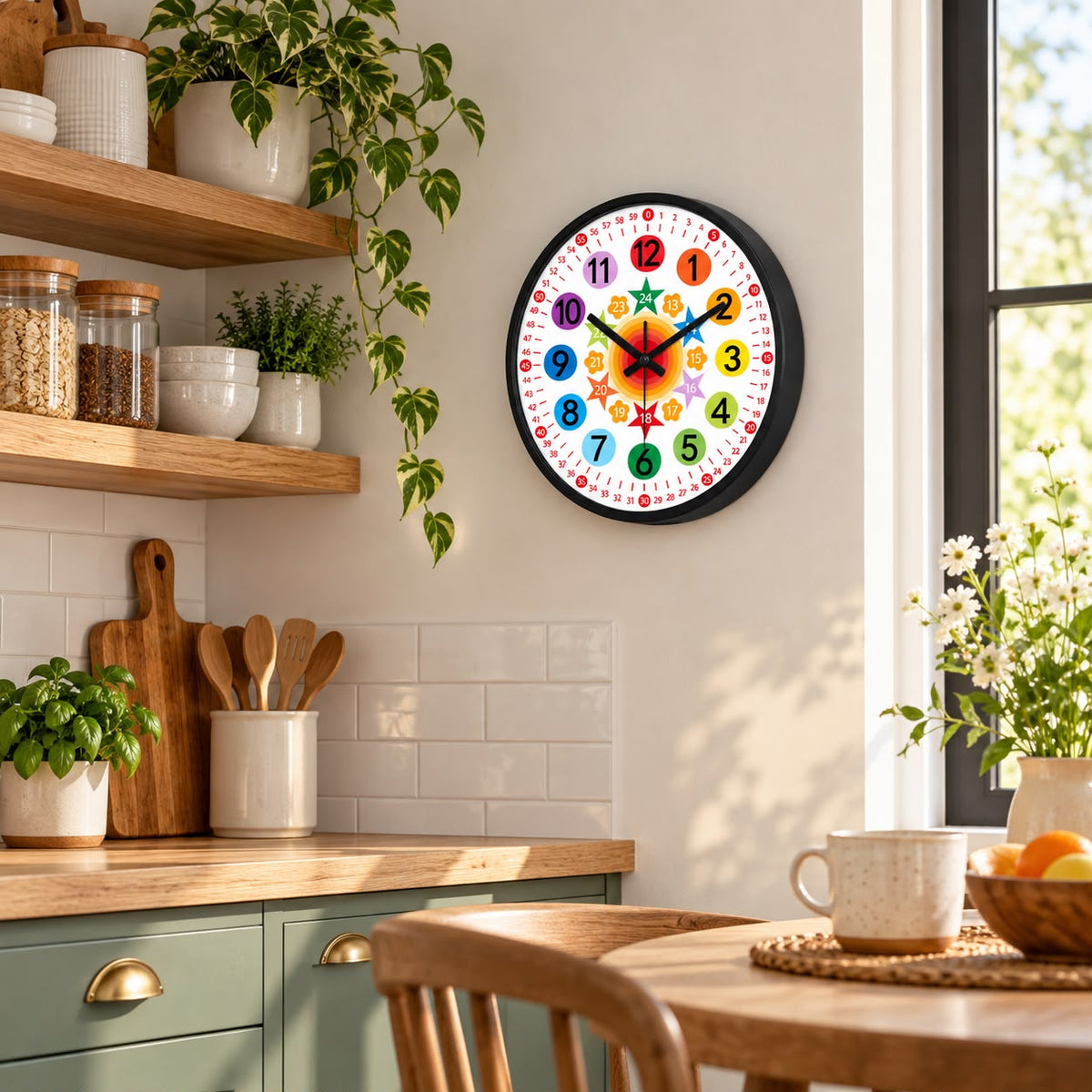 Horloge Murale Moderne Plastique Acrylique | Ludik