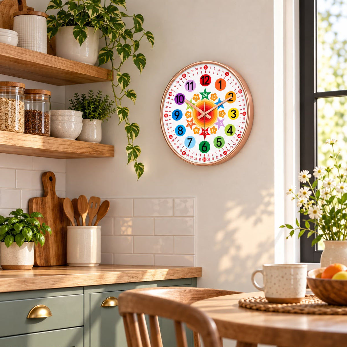 Horloge Murale Moderne Plastique Acrylique | Ludik