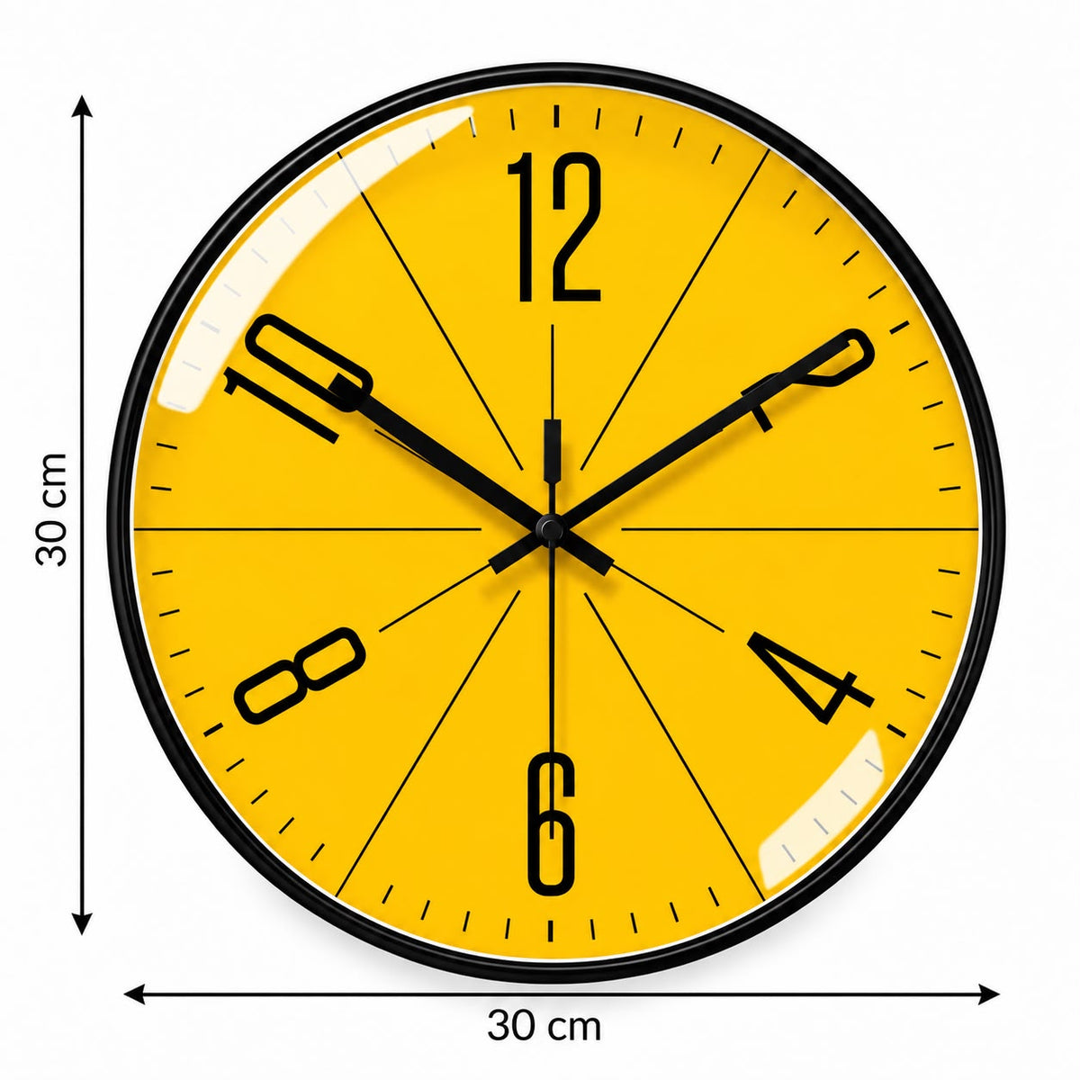 Horloge Murale Moderne Plastique Acrylique | Solaris