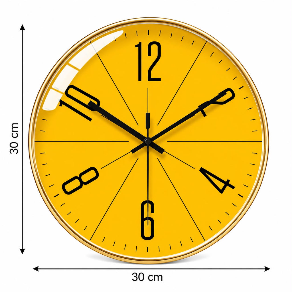 Horloge Murale Moderne Plastique Acrylique | Solaris