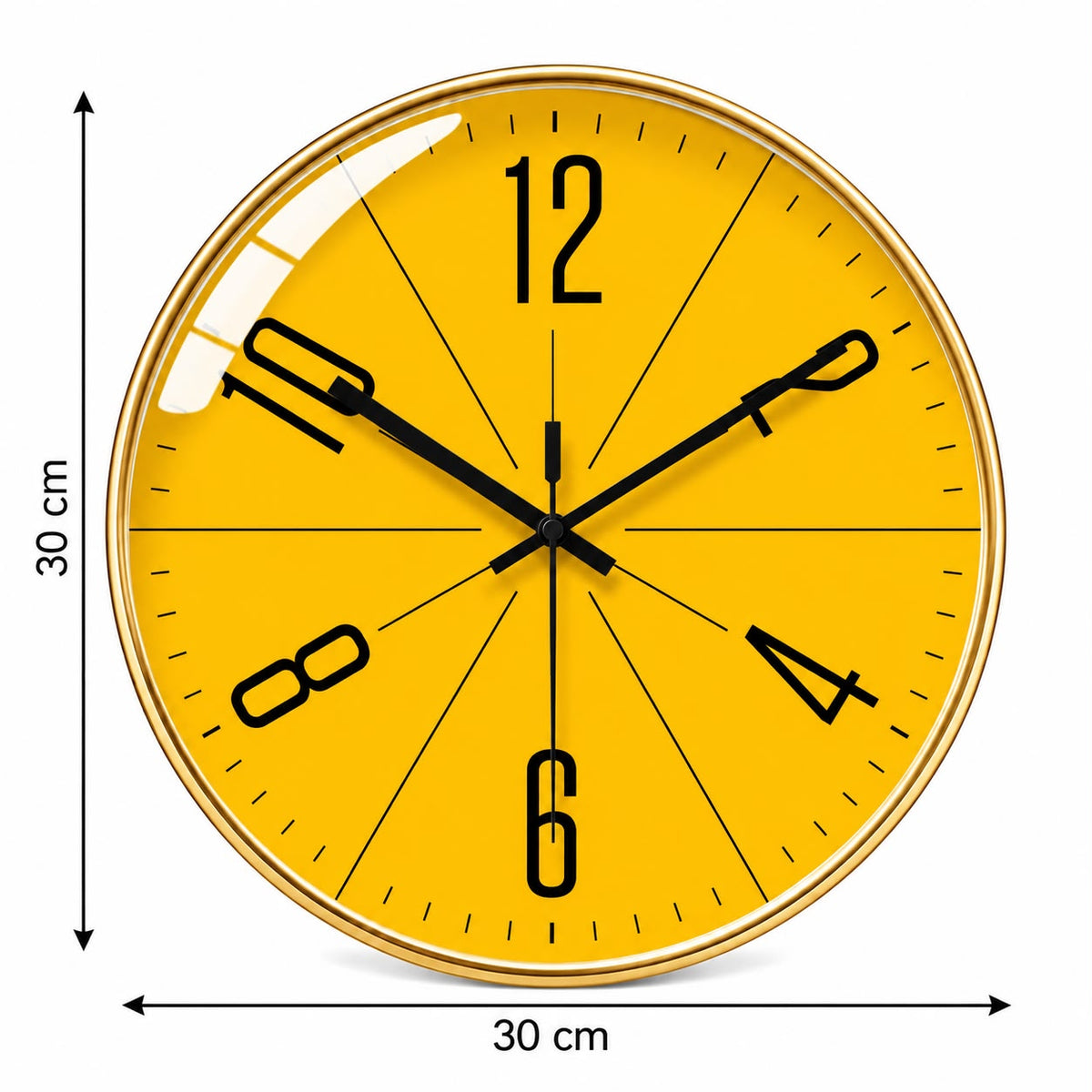 Horloge Murale Moderne Plastique Acrylique | Solaris