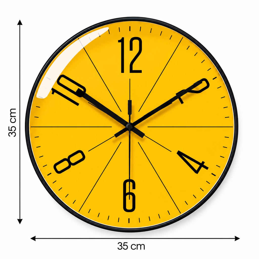 Horloge Murale Moderne Plastique Acrylique | Solaris
