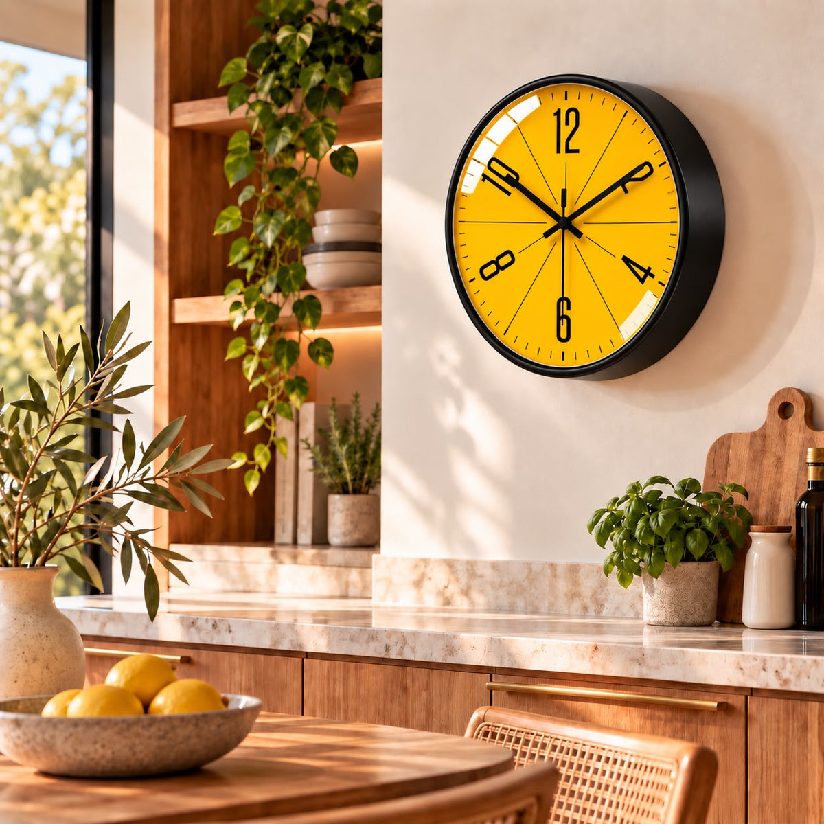 Horloge Murale Moderne Plastique Acrylique | Solaris