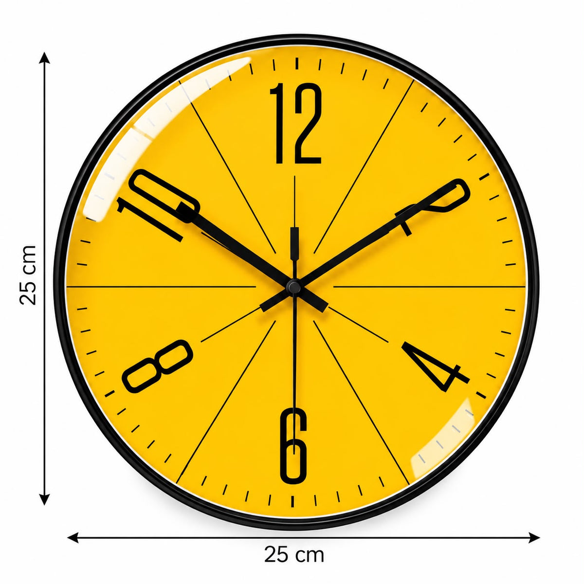 Horloge Murale Moderne Plastique Acrylique | Solaris