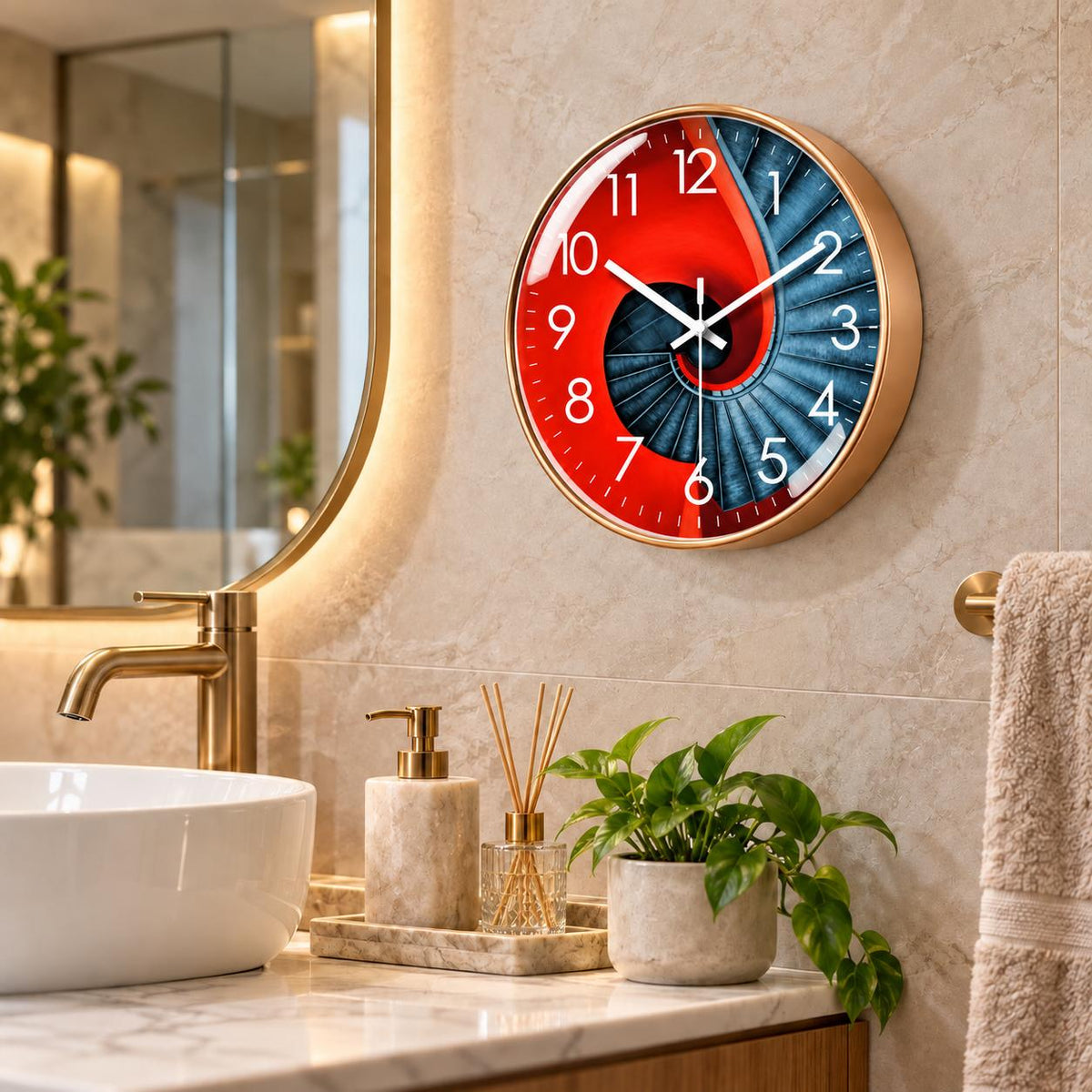 Horloge Murale Moderne Plastique Acrylique | Stairway