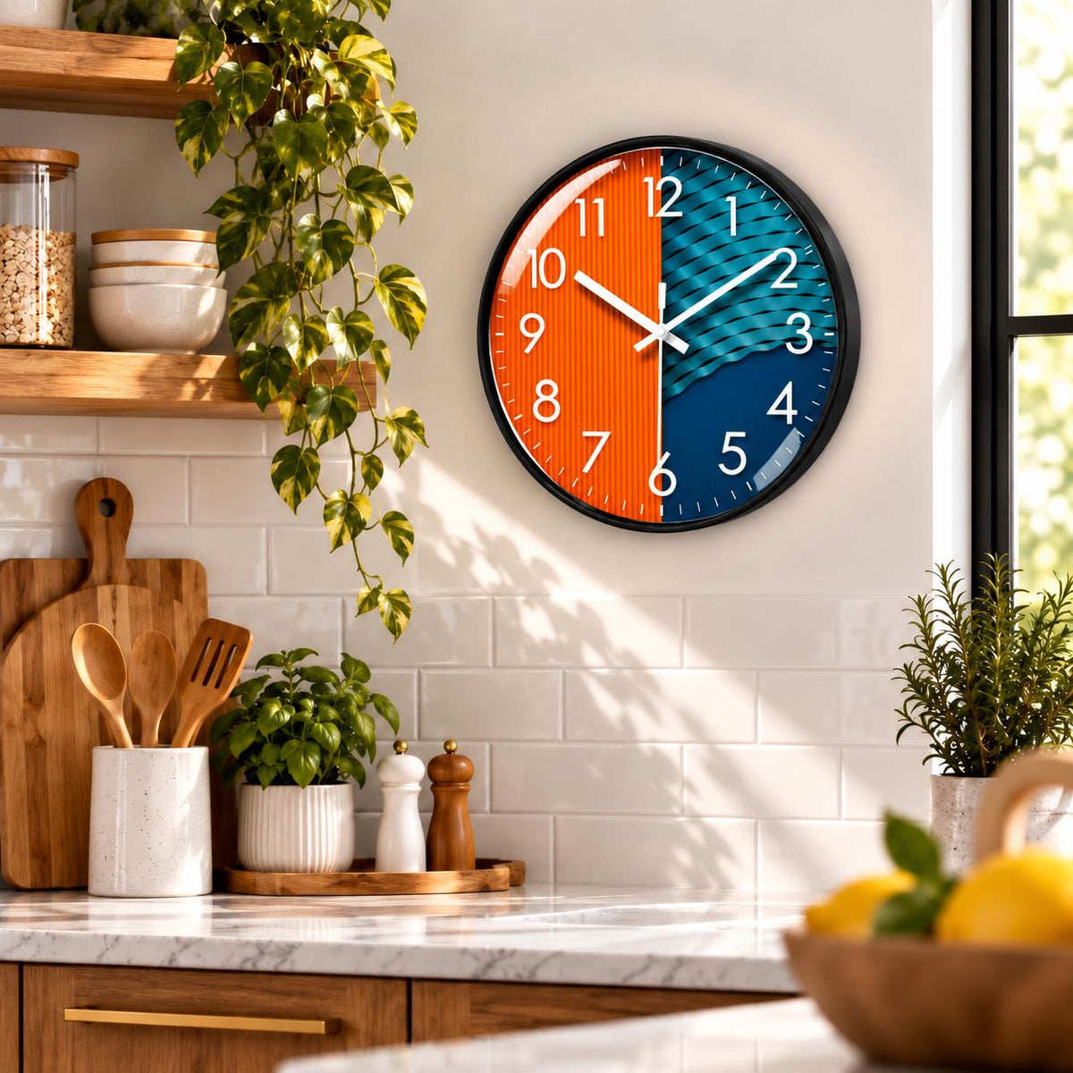 Horloge Murale Moderne Plastique Acrylique | Vector