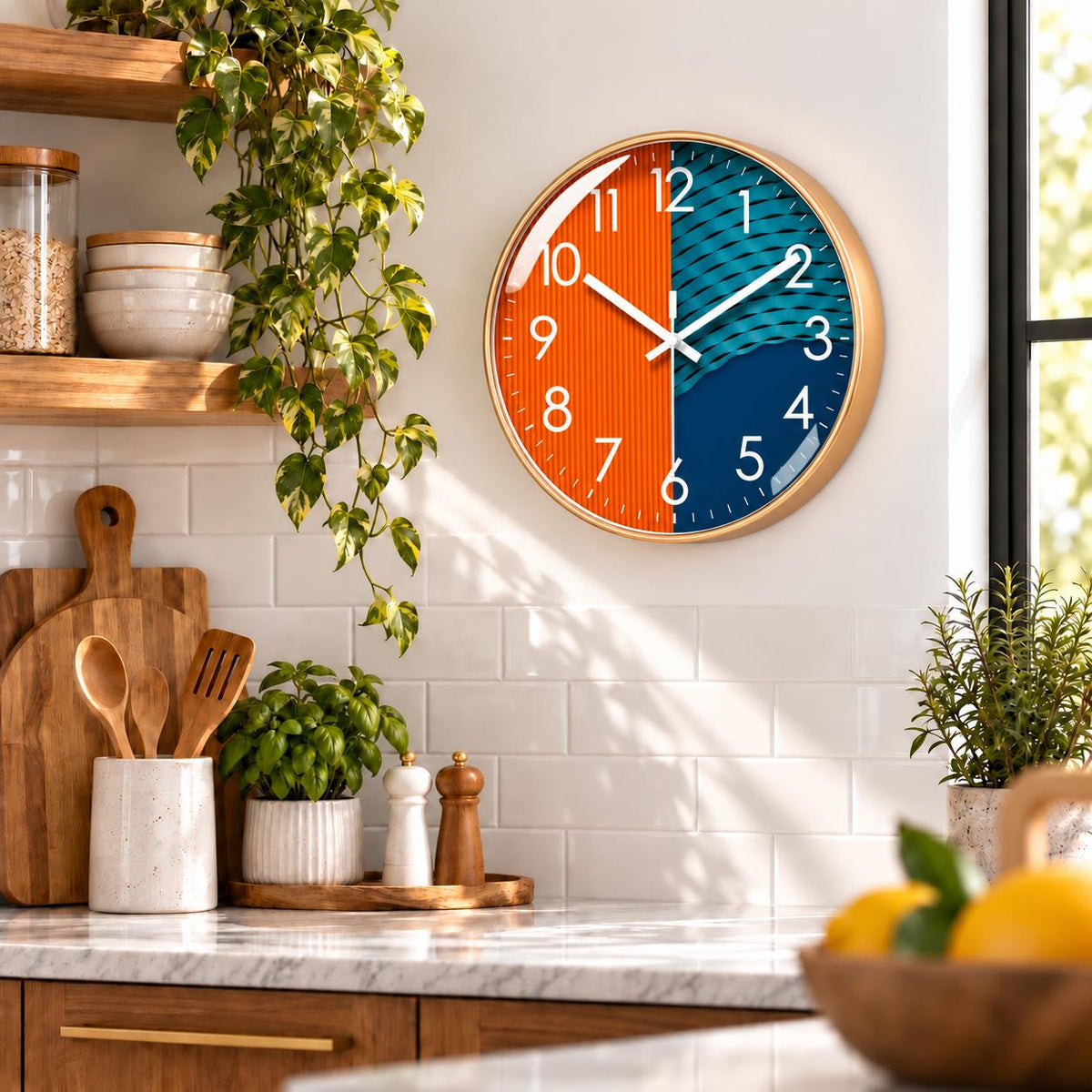 Horloge Murale Moderne Plastique Acrylique | Vector