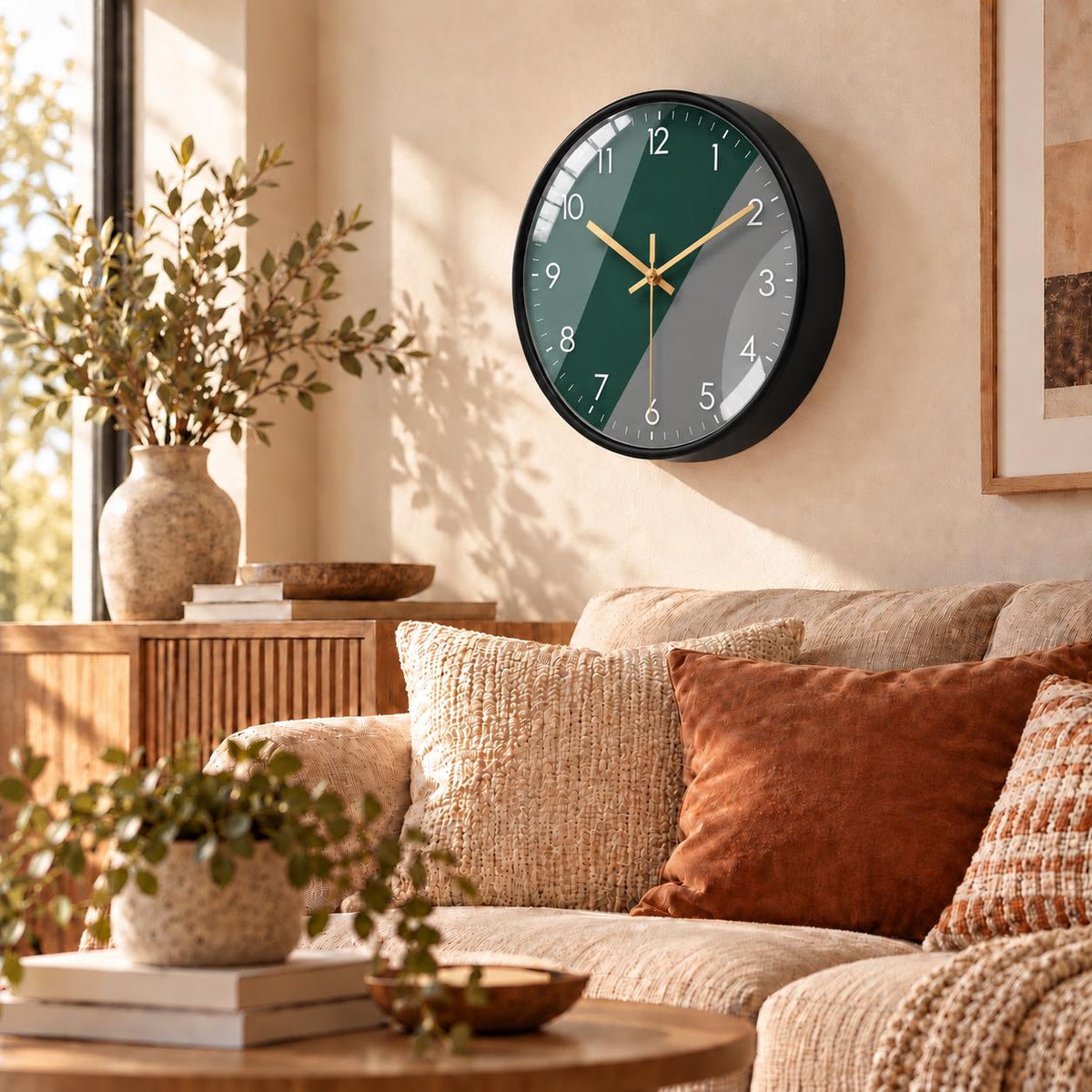 Horloge Murale Moderne Plastique Acrylique | Verdéa