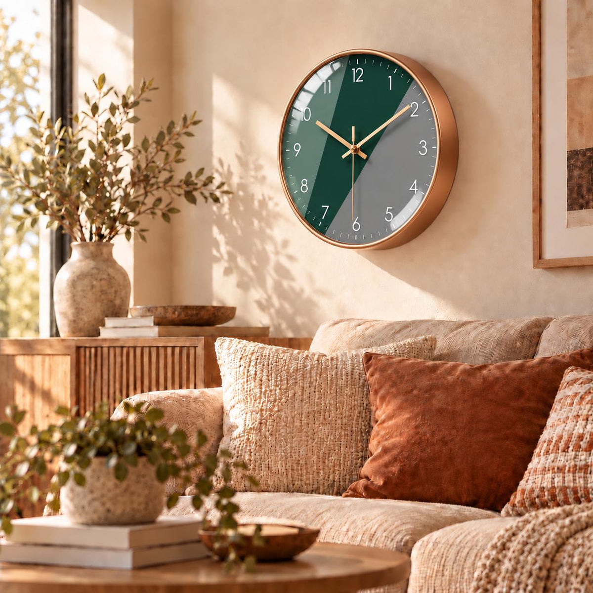 Horloge Murale Moderne Plastique Acrylique | Verdéa