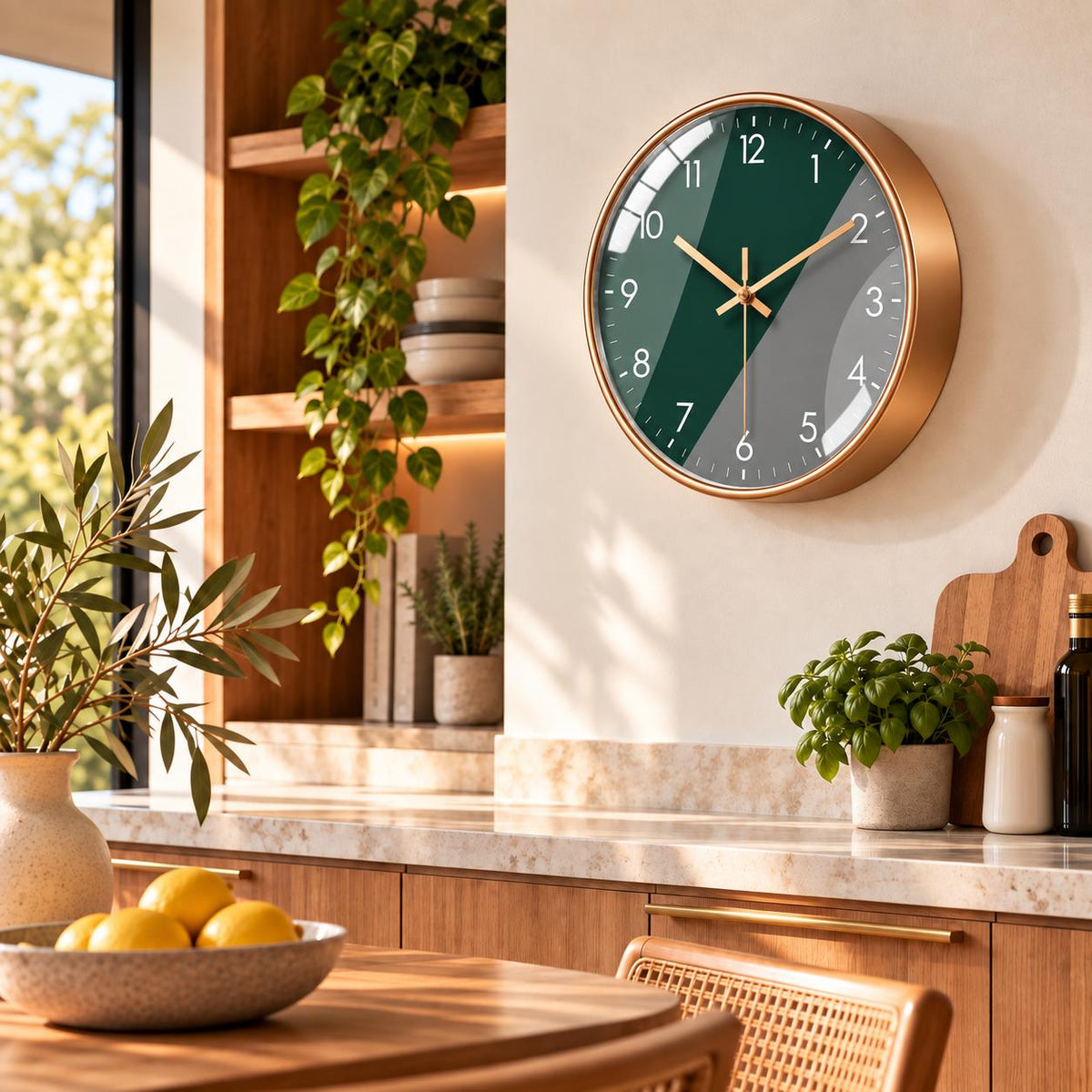 Horloge Murale Moderne Plastique Acrylique | Verdéa